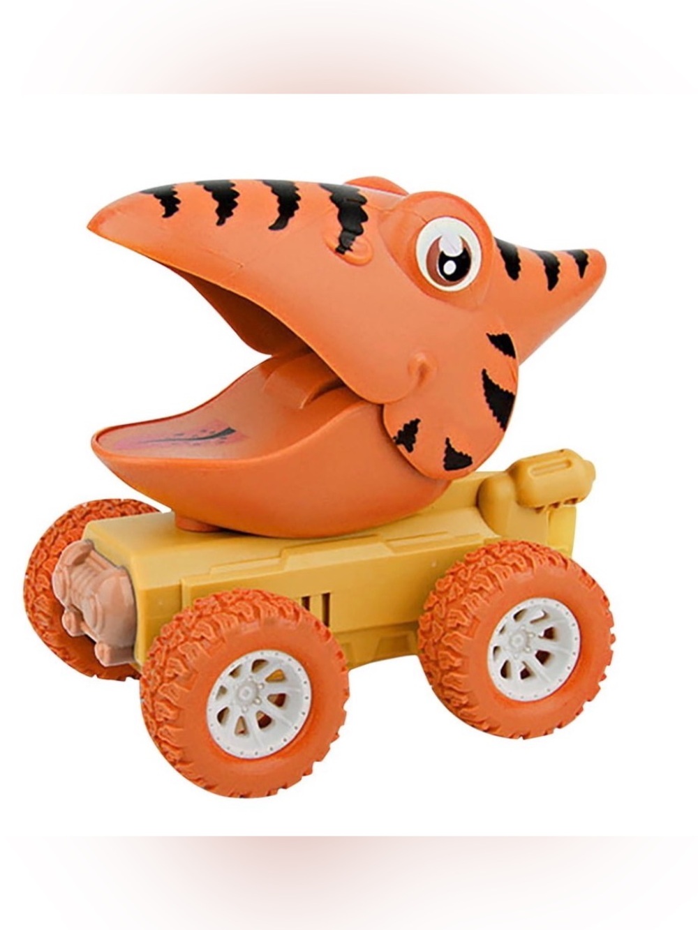 Dinosaur Pull Back Car Toy 🚗💨 Orange Pterodactyl Kids Gift 🎁